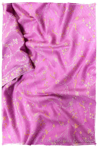 Jardin d'Iris Orchid L'amour Soft Cashmere Scarf/Shawl