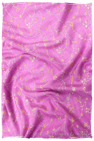 Jardin d'Iris Orchid L'amour Soft Cashmere Scarf/Shawl