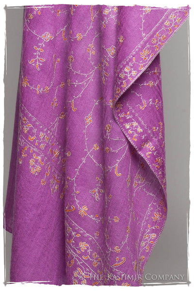 Jardin d'Iris Orchid L'amour Soft Cashmere Scarf/Shawl