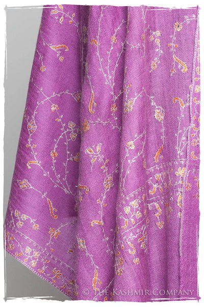 Jardin d'Iris Orchid L'amour Soft Cashmere Scarf/Shawl