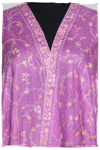 Jardin d'Iris Orchid L'amour Soft Cashmere Scarf/Shawl