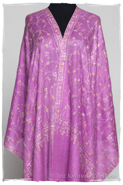 Jardin d'Iris Orchid L'amour Soft Cashmere Scarf/Shawl