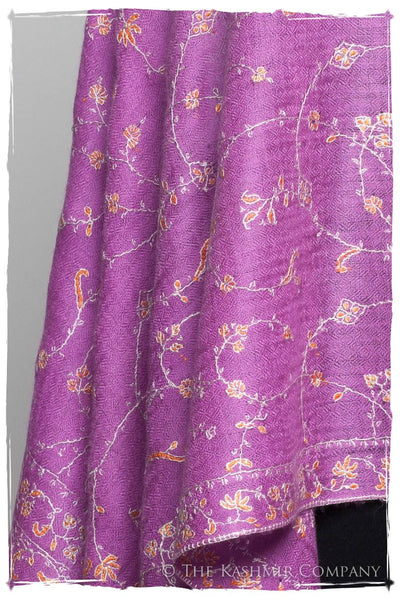 Jardin d'Iris Orchid L'amour Soft Cashmere Scarf/Shawl