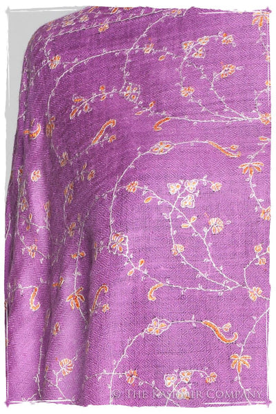 Jardin d'Iris Orchid L'amour Soft Cashmere Scarf/Shawl