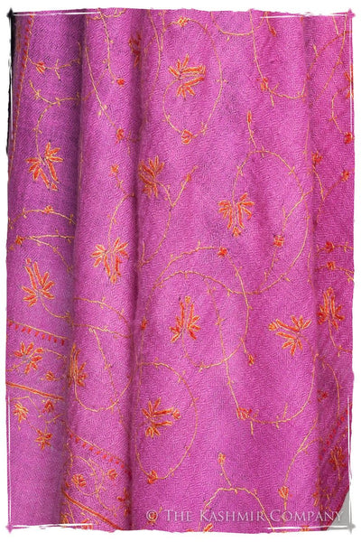 Jardin d'Orchidée Pourpre L'amour Soft Cashmere Scarf/Shawl