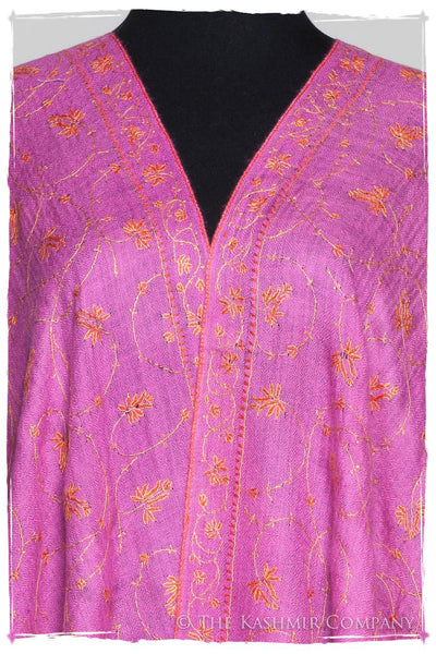 Jardin d'Orchidée Pourpre L'amour Soft Cashmere Scarf/Shawl