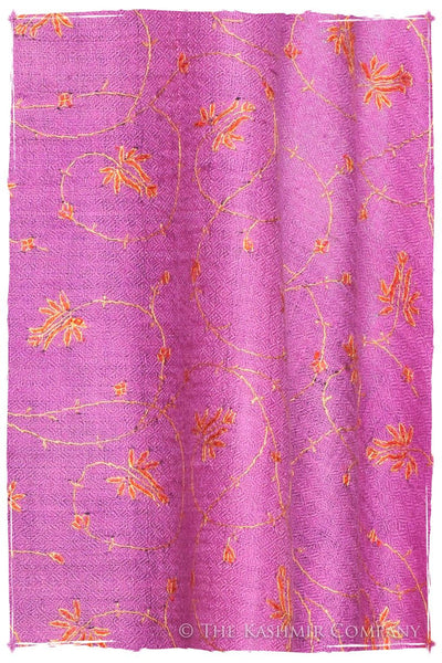 Jardin d'Orchidée Pourpre L'amour Soft Cashmere Scarf/Shawl