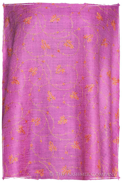 Jardin d'Orchidée Pourpre L'amour Soft Cashmere Scarf/Shawl