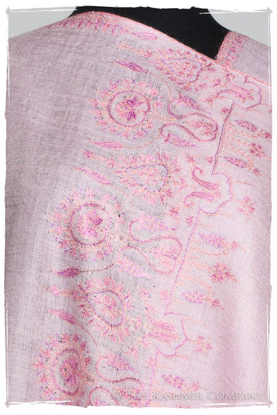 Frontière Lilac Pâle L'amour Soft Cashmere Scarf/Shawl