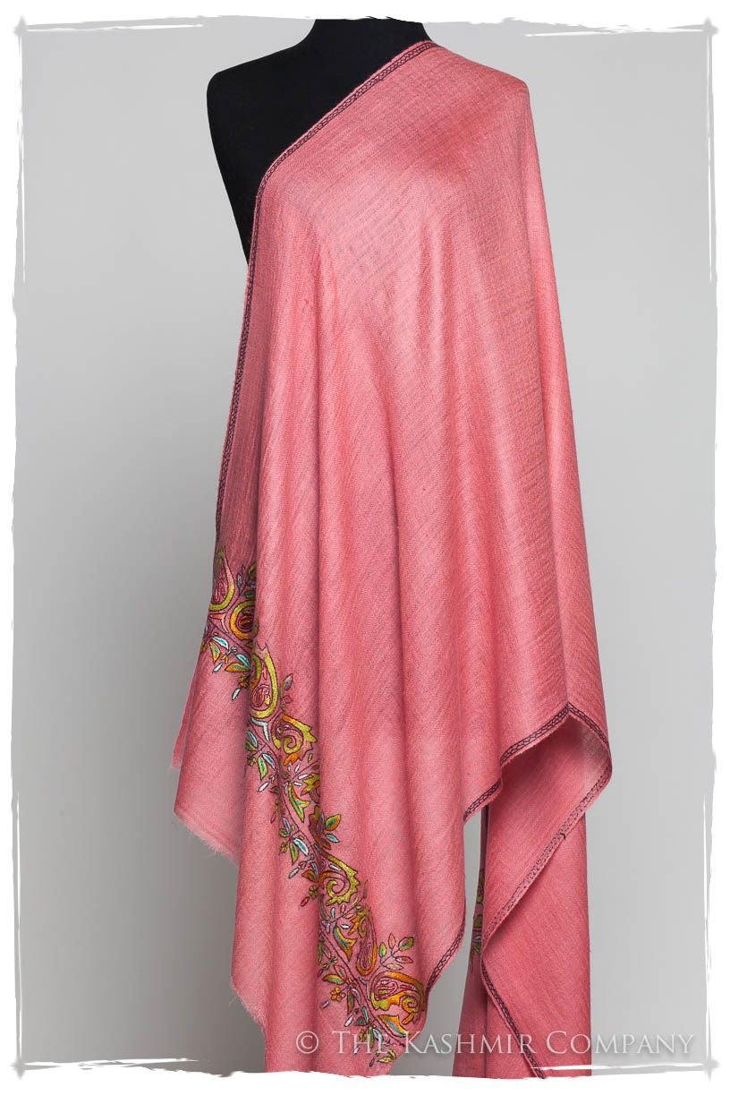 Orient Frontière Chateau Rose L'amour Soft Cashmere Scarf/Shawl