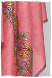 Orient Frontière Chateau Rose L'amour Soft Cashmere Scarf/Shawl