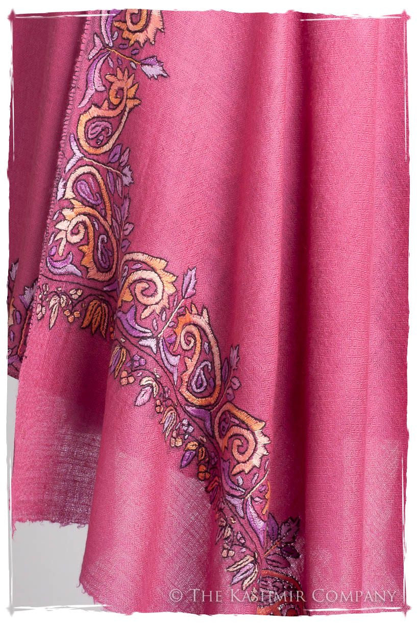 Orient Frontière Rosebud L'amour Soft Cashmere Scarf/Shawl