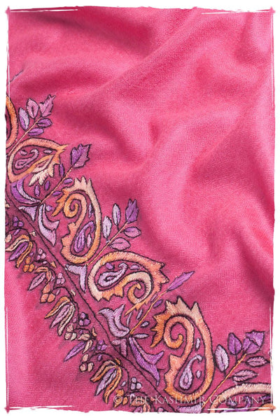 Orient Frontière Rosebud L'amour Soft Cashmere Scarf/Shawl