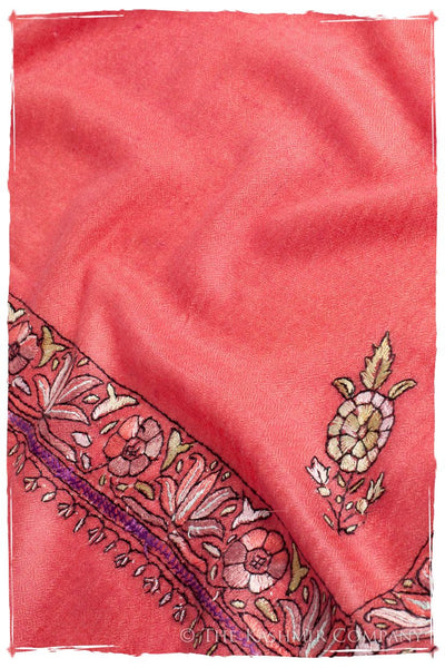 Frontière Jardin Camellia L'amour Soft Cashmere Shawl