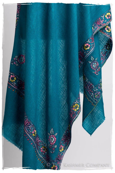 Frontière Jardin Caribbean L'amour Soft Cashmere Shawl