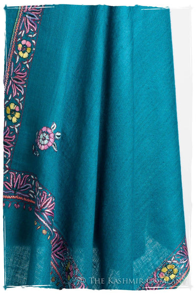 Frontière Jardin Caribbean L'amour Soft Cashmere Shawl