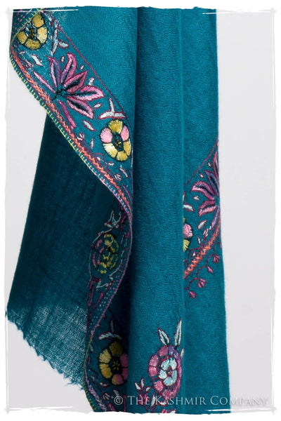 Frontière Jardin Caribbean L'amour Soft Cashmere Shawl