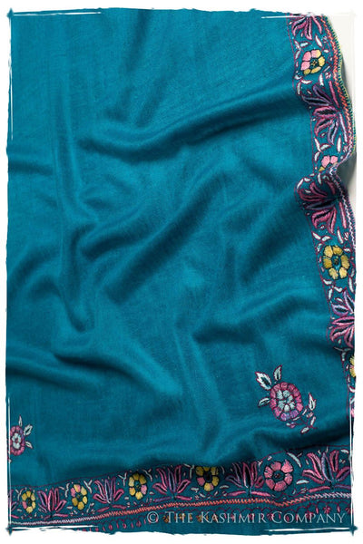 Frontière Jardin Caribbean L'amour Soft Cashmere Shawl