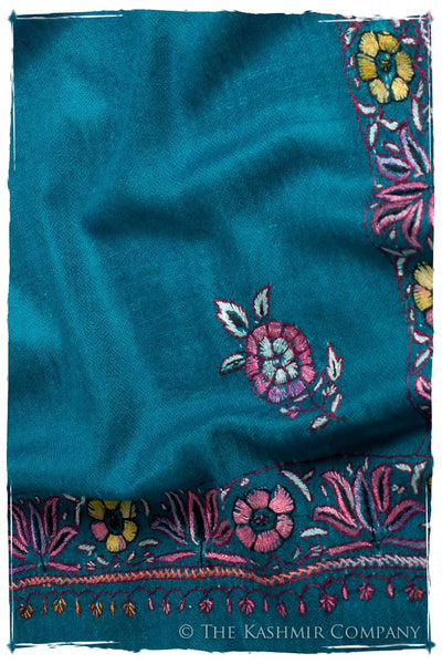 Frontière Jardin Caribbean L'amour Soft Cashmere Shawl