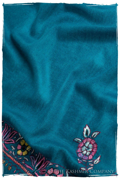 Frontière Jardin Caribbean L'amour Soft Cashmere Shawl