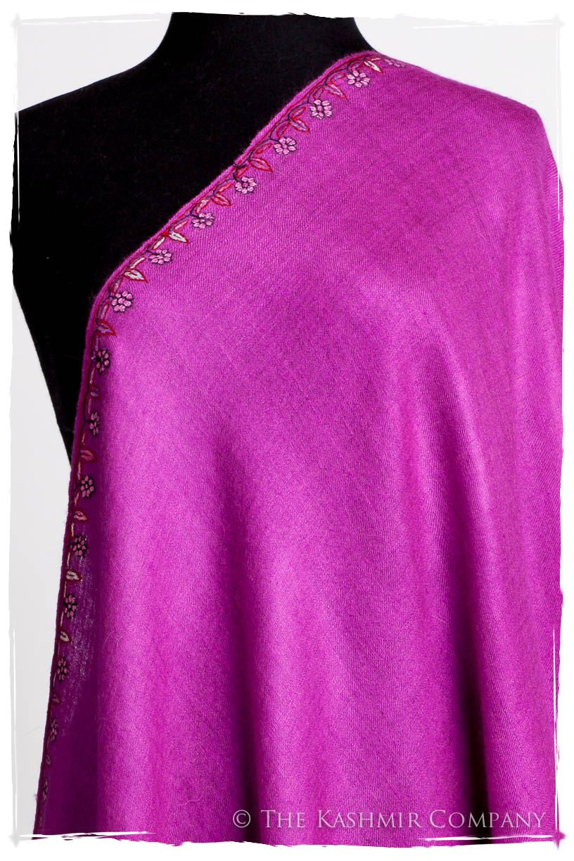 Rose Jardin Frontière L'amour Soft Cashmere Scarf/Shawl
