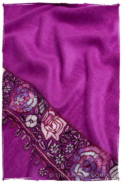 Rose Jardin Frontière L'amour Soft Cashmere Scarf/Shawl