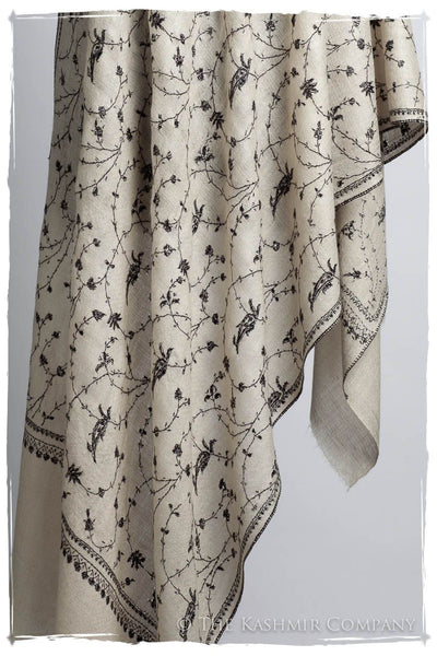 Clair de Lune Paisley L'amour Soft Cashmere Scarf/Shawl