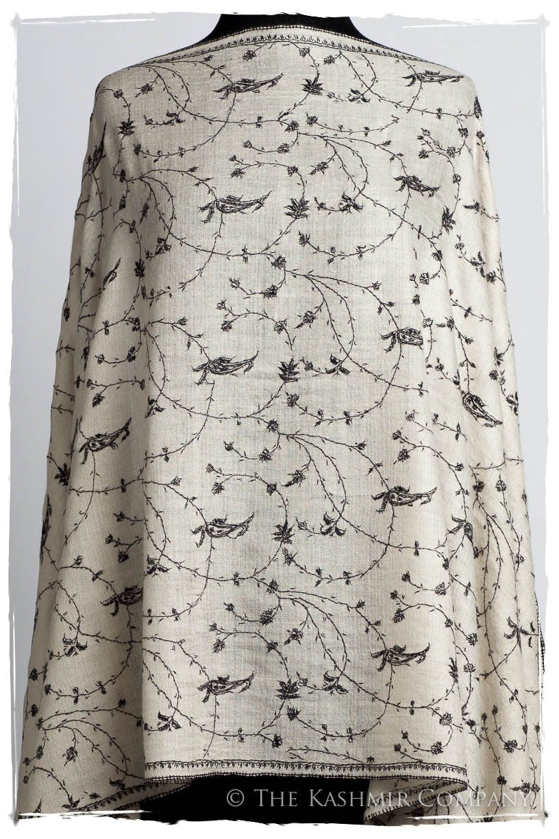 Clair de Lune Paisley L'amour Soft Cashmere Scarf/Shawl