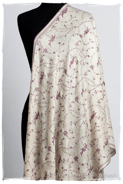 Joyau Amethyst Paisley L'amour Soft Cashmere Scarf/Shawl