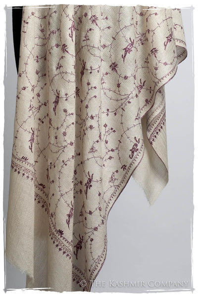 Joyau Amethyst Paisley L'amour Soft Cashmere Scarf/Shawl