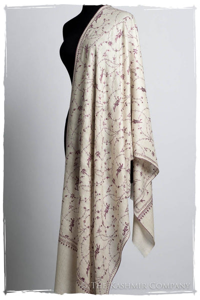 Joyau Amethyst Paisley L'amour Soft Cashmere Scarf/Shawl