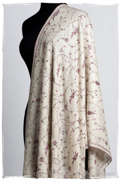 Joyau Amethyst Paisley L'amour Soft Cashmere Scarf/Shawl