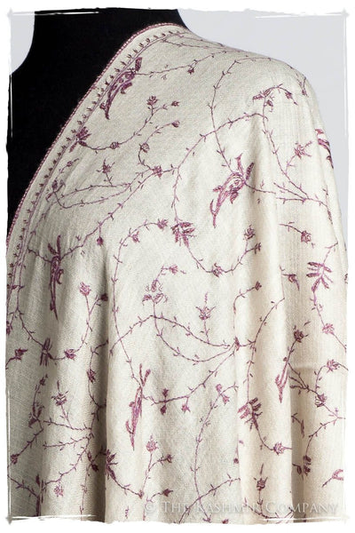 Joyau Amethyst Paisley L'amour Soft Cashmere Scarf/Shawl