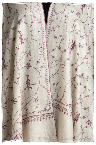 Joyau Amethyst Paisley L'amour Soft Cashmere Scarf/Shawl