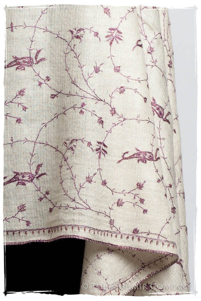 Joyau Amethyst Paisley L'amour Soft Cashmere Scarf/Shawl