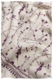Joyau Amethyst Paisley L'amour Soft Cashmere Scarf/Shawl