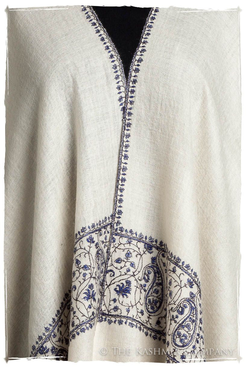 Frontière d'Paisley Bleu Noir L'amour Soft Cashmere Scarf/Shawl