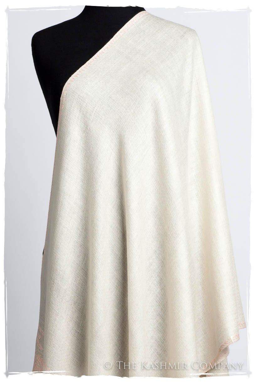 Frontière d'Paisley Pink Mist L'amour Soft Cashmere Scarf/Shawl