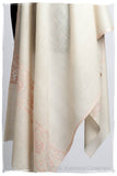 Frontière d'Paisley Pink Mist L'amour Soft Cashmere Scarf/Shawl