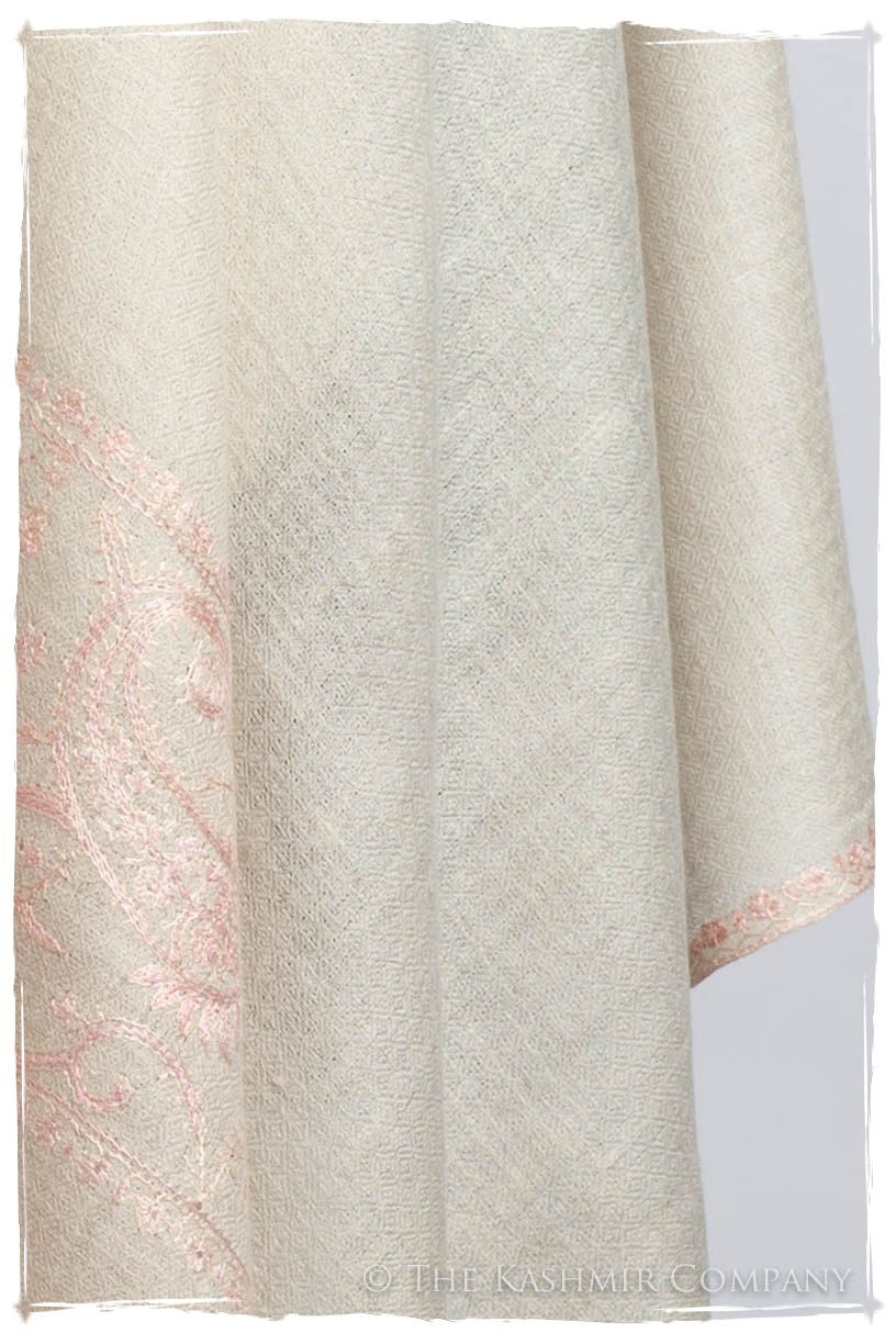 Frontière d'Paisley Pink Mist L'amour Soft Cashmere Scarf/Shawl