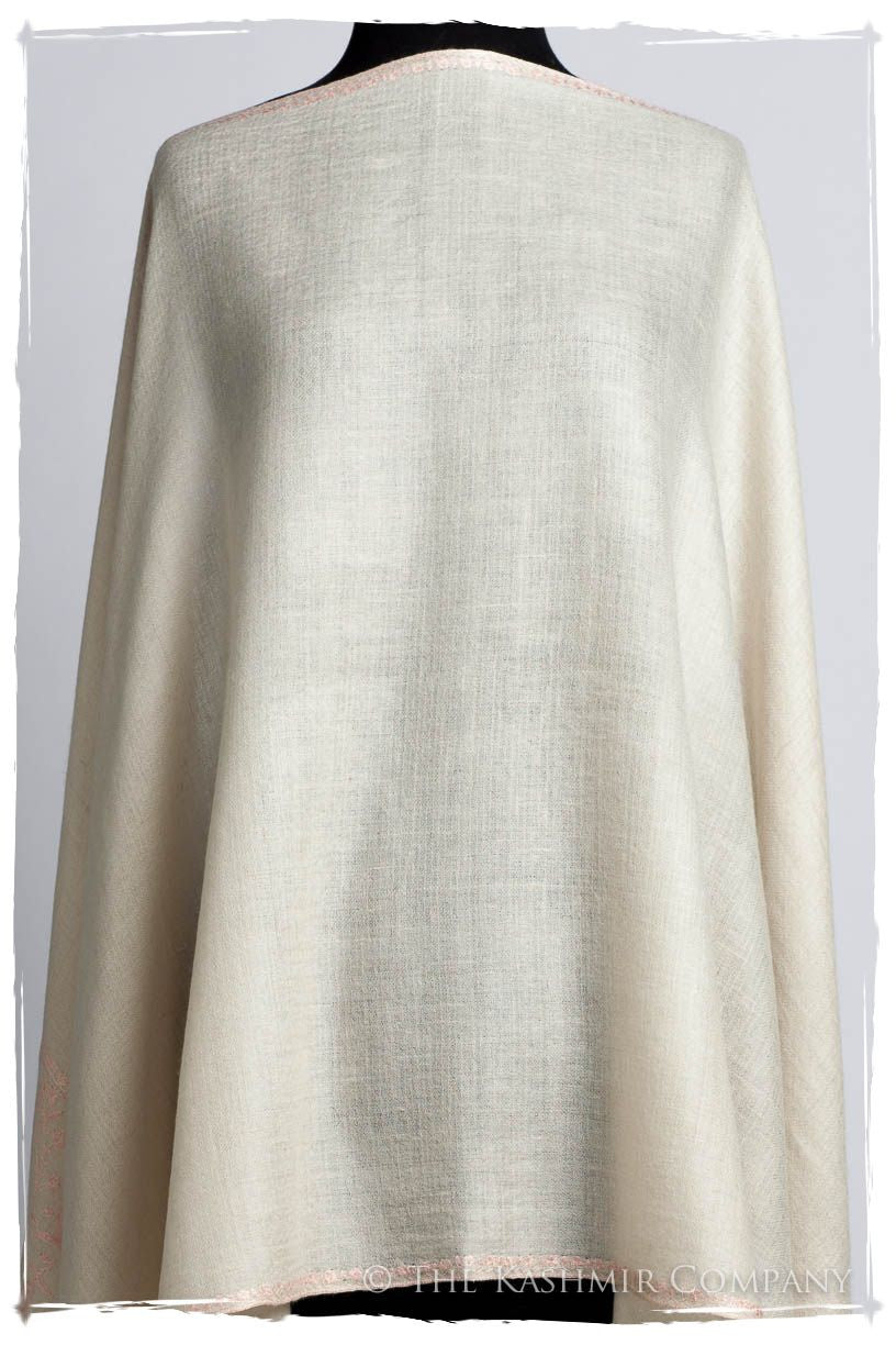 Frontière d'Paisley Pink Mist L'amour Soft Cashmere Scarf/Shawl