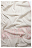 Frontière d'Paisley Pink Mist L'amour Soft Cashmere Scarf/Shawl