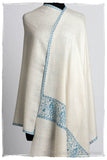 Frontière d'Paisley Sapphire L'amour Soft Cashmere Scarf/Shawl