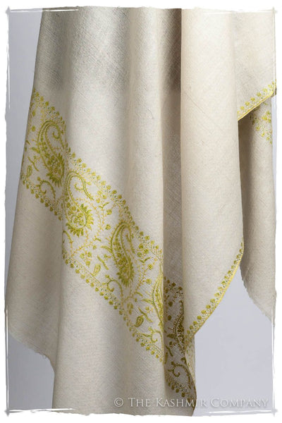 Frontière Rivière Citron L'amour Soft Cashmere Scarf/Shawl