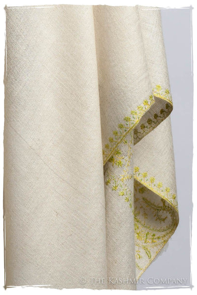 Frontière Rivière Citron L'amour Soft Cashmere Scarf/Shawl