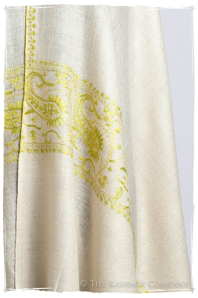 Frontière Rivière Citron L'amour Soft Cashmere Scarf/Shawl