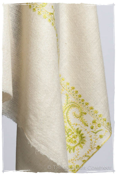 Frontière Rivière Citron L'amour Soft Cashmere Scarf/Shawl