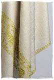 Frontière Rivière Citron L'amour Soft Cashmere Scarf/Shawl
