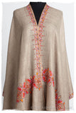 Orient Taupe Paisley L'amour Soft Cashmere Scarf/Shawl