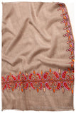 Orient Taupe Paisley L'amour Soft Cashmere Scarf/Shawl